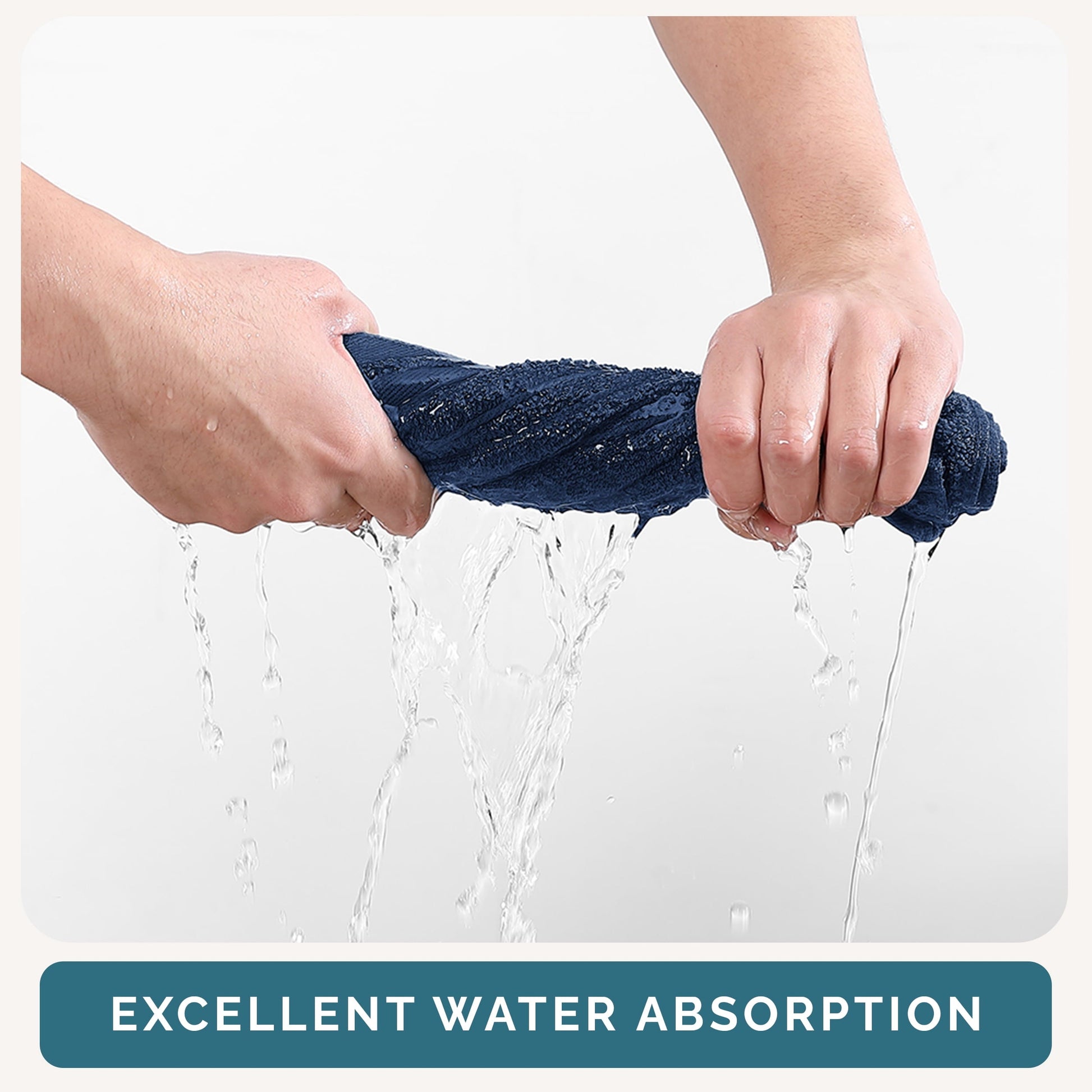 6-Piece Cotton Washcloths Set