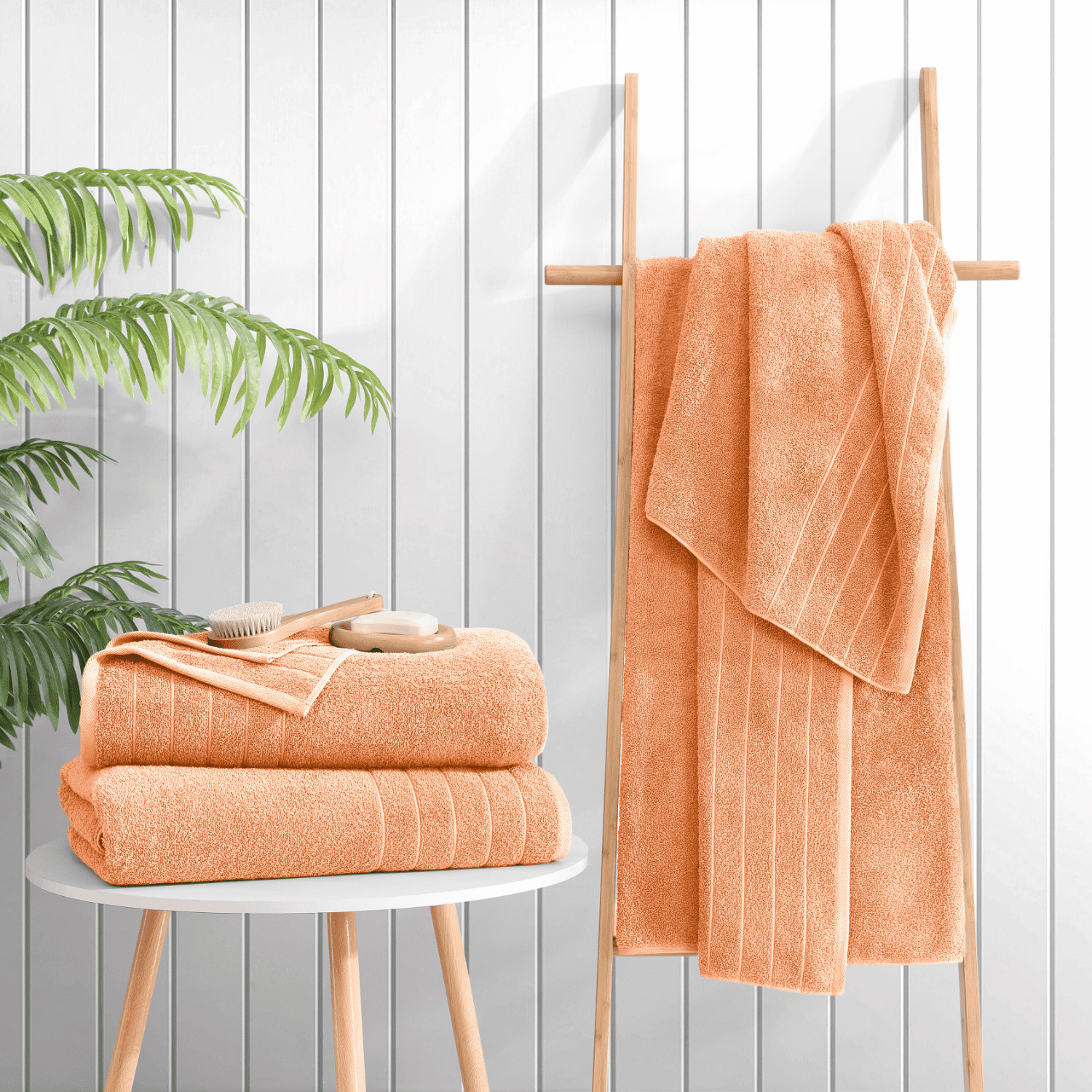 4-Piece Cotton Bath Towels Set
