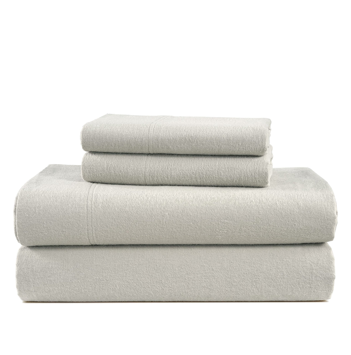 Lane Linen 100% cotton flannel sheet set in Mineral, California King