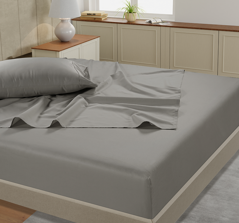 450 Thread Count Paloma Grey Sheets