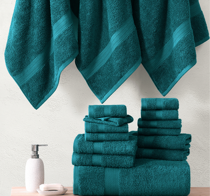 24 Piece Towel set-Seaport