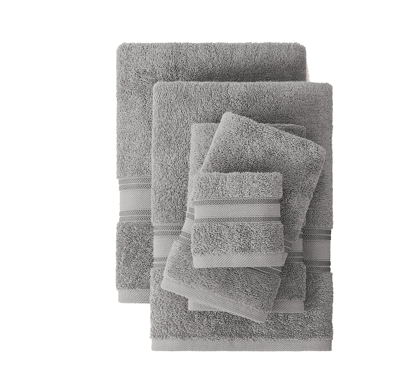 18 Piece Towel set-Grey