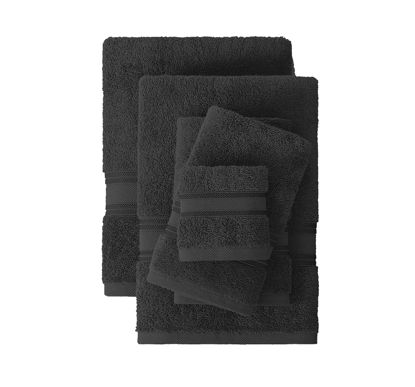 12 Piece Towel set-Black