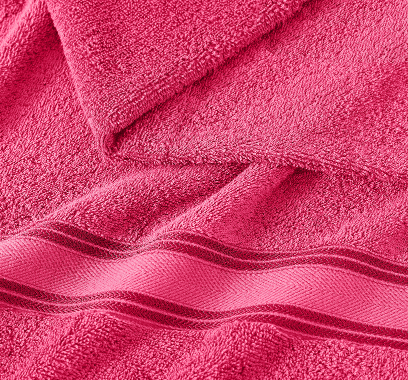 12 Piece Towel set-Fuschia