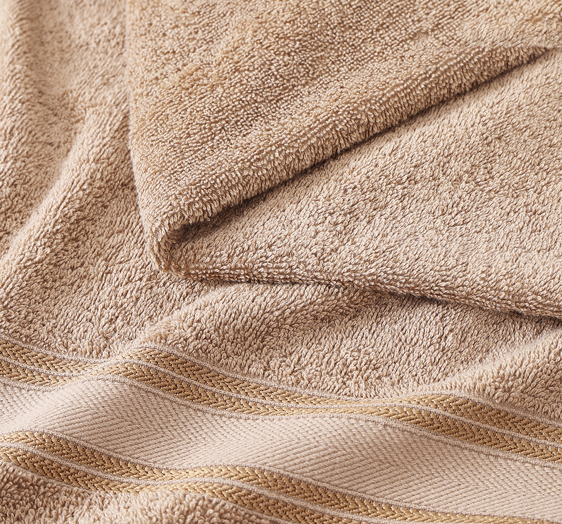 6 Piece Towel set- Taupe