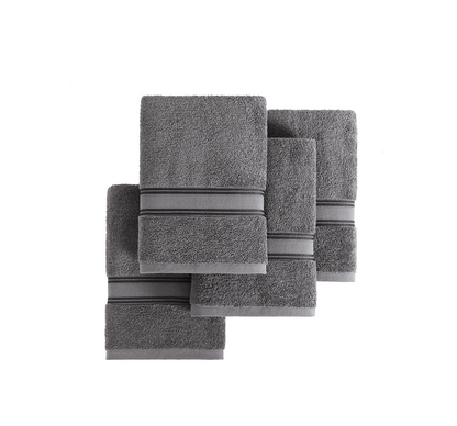 4 Piece Towel set-Cool grey