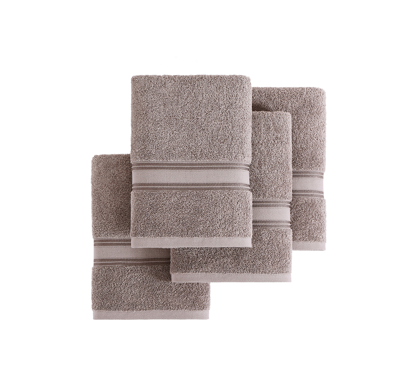 4 Piece Towel Set Platinum