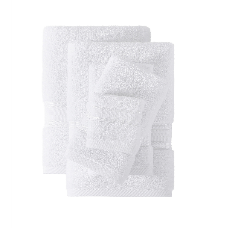 3 Piece Towel set-White