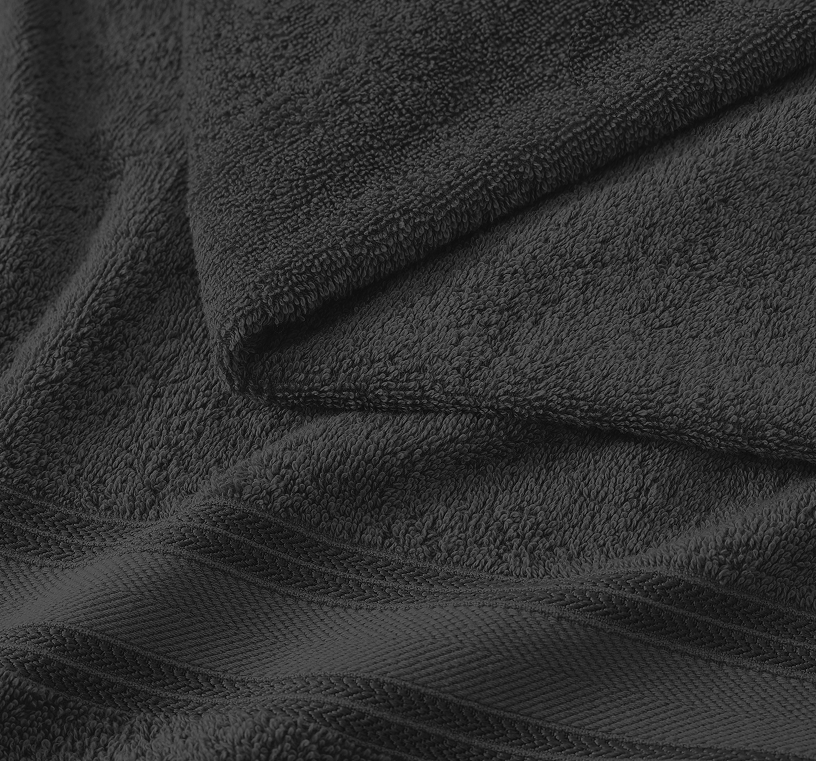 12 Piece Towel set-Black