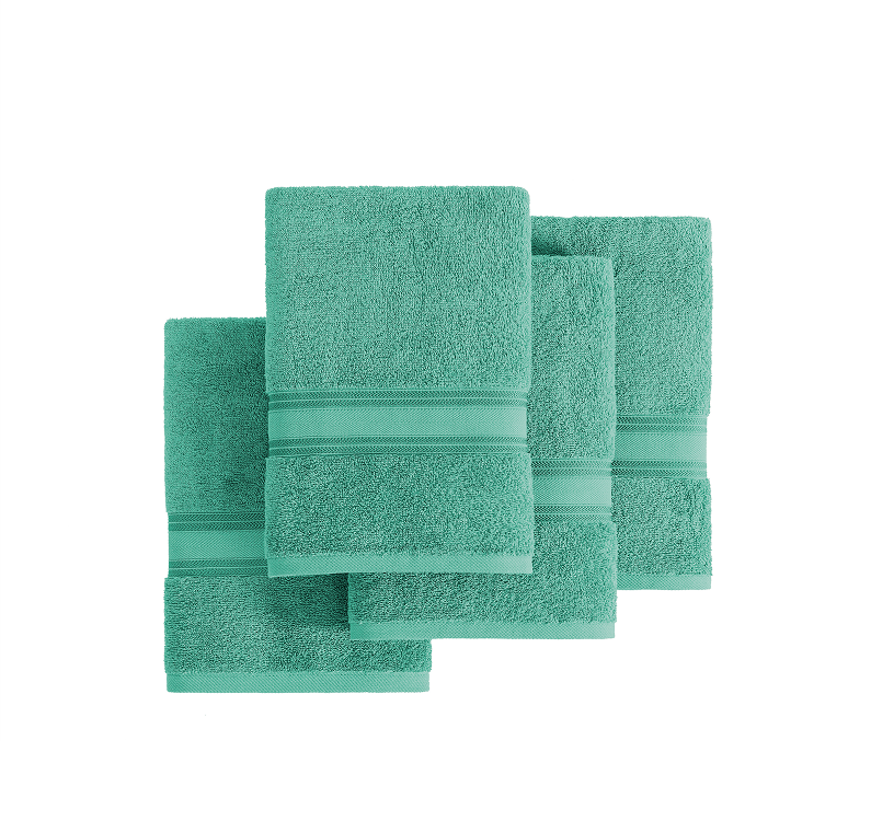 4 Piece Towel set-Teal