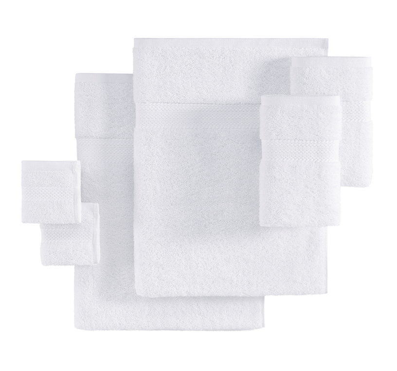 24 Piece Towel set-White