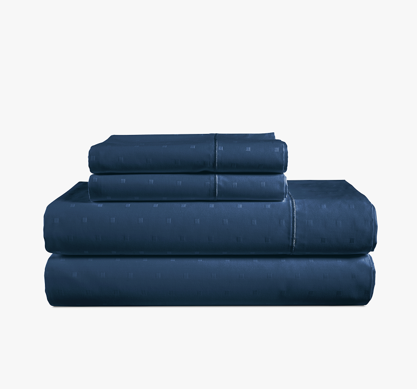 1000 Thread Count-Swiss Dot-Estate blue