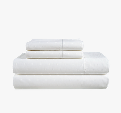 1000 Thread Count-Swiss Dot-White