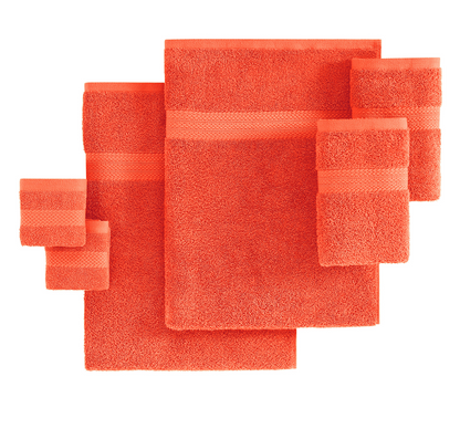 24 Piece Towel set-Living Coral