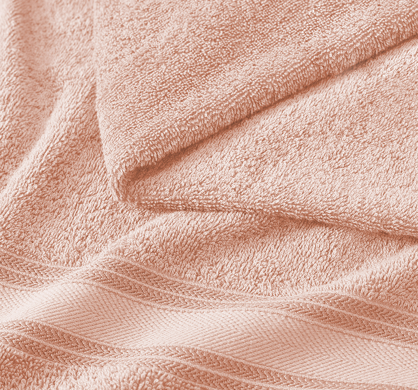 4 Piece Towel set-Pearl blush