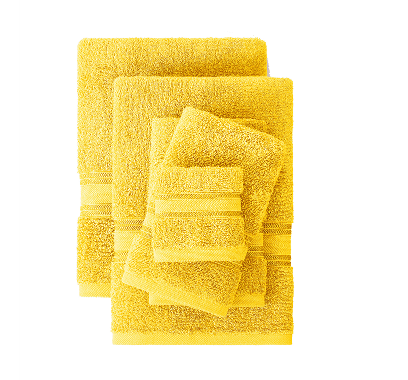 6 Piece Towel set-Mimosa