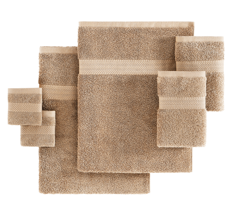 24 Piece 100% Cotton Towel Set