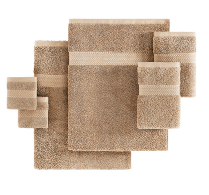 24 Piece 100% Cotton Towel Set