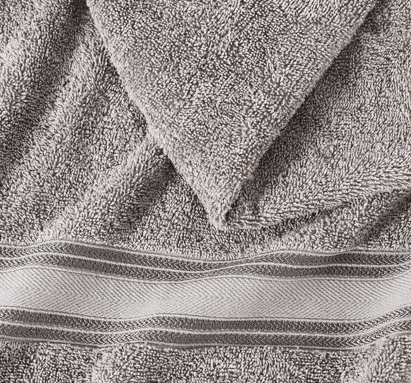 6 Piece Towel set-Grey