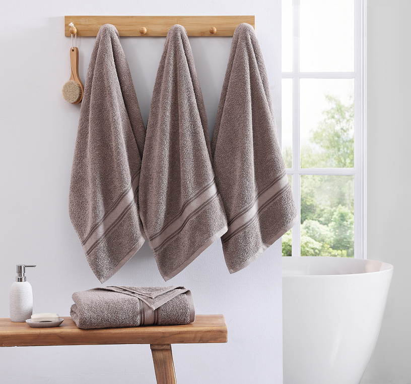 4 Piece Towel Set Platinum