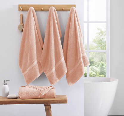 4 Piece Towel set-Pearl blush