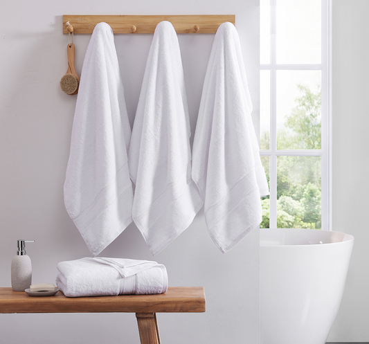 4 Piece Towel set-White