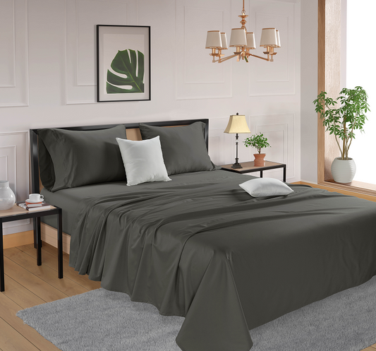 600 Thread count-Charcoal