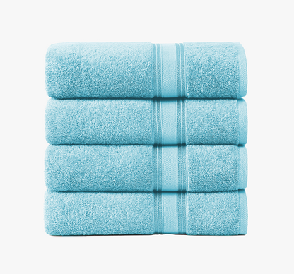 4 Piece Towel set-Blue