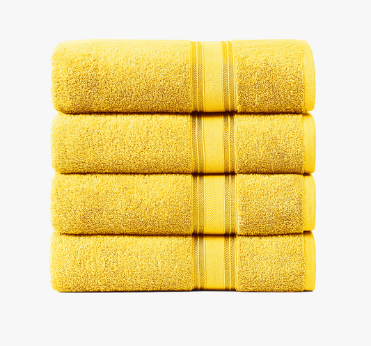 4 Piece Towel set-Mimosa