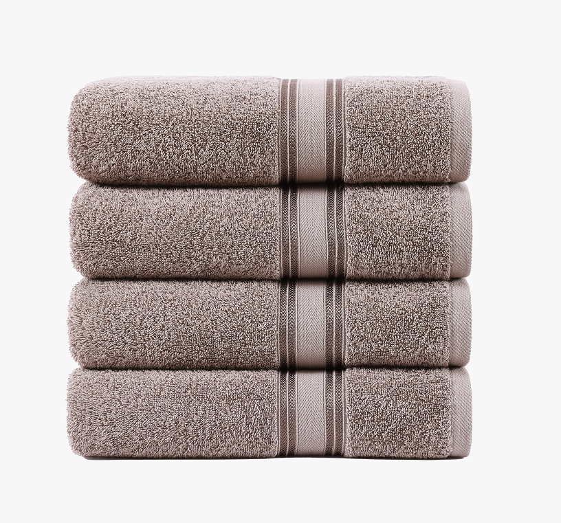 4 Piece Towel Set Platinum