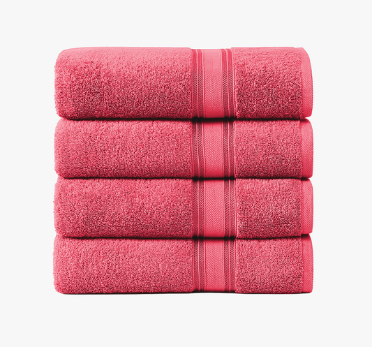 4 Piece Towel set-Honeysuckle