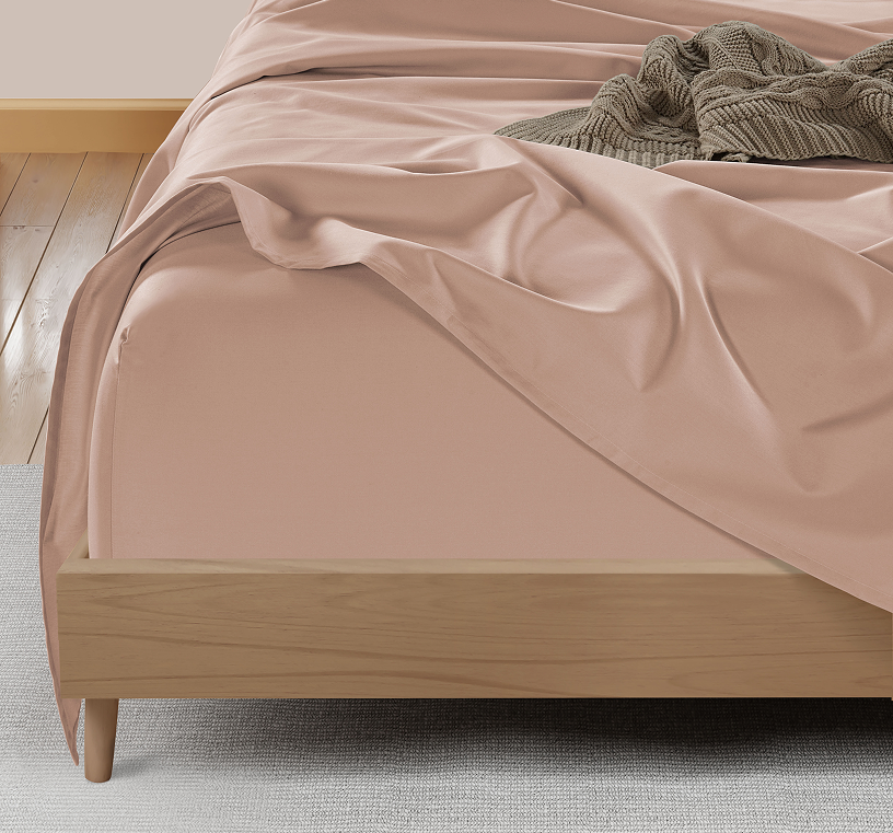 600 Thread count-sepia rose