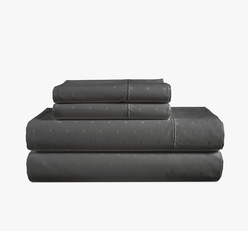 1000 Thread Count-Swiss Dot-Charcoal