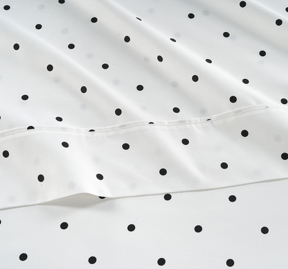450 Thread Count Polka-dot Black Sheets