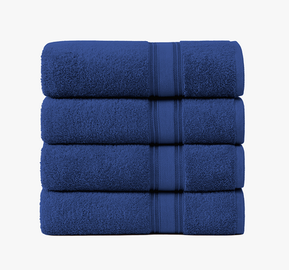 4 Piece Towel set-Navy