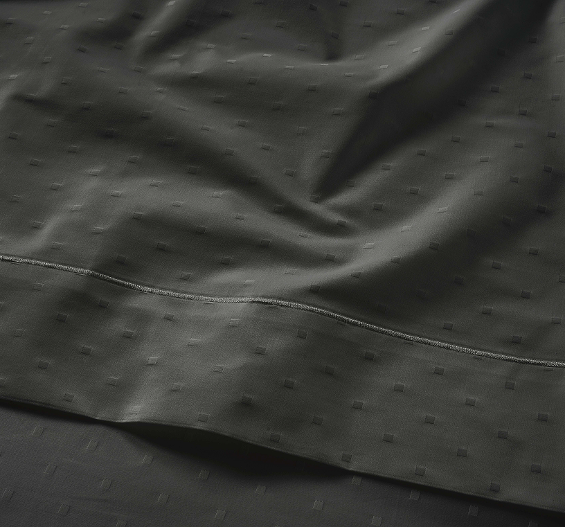 1000 Thread Count-Swiss Dot-Charcoal