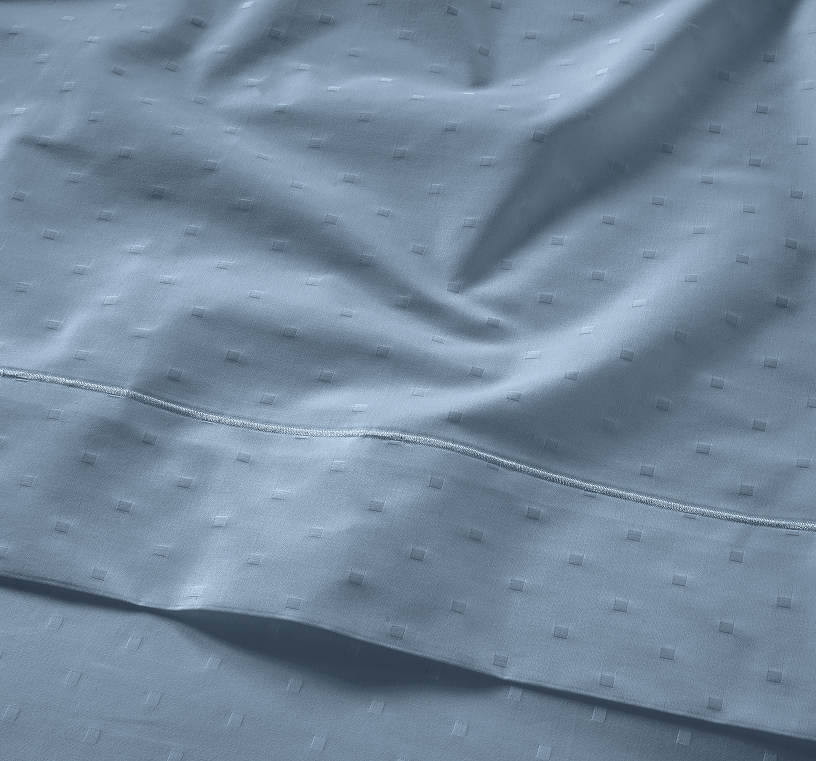1000 Thread Count-Swiss Dot-French Blue
