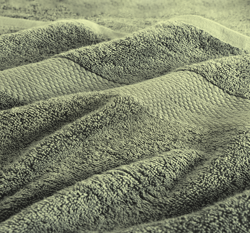 24 Piece Towel set-Oil Green