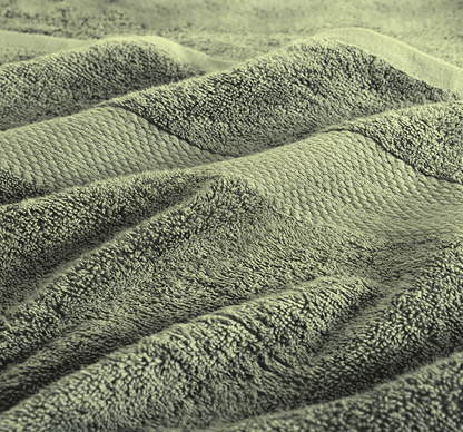 24 Piece Towel set-Oil Green