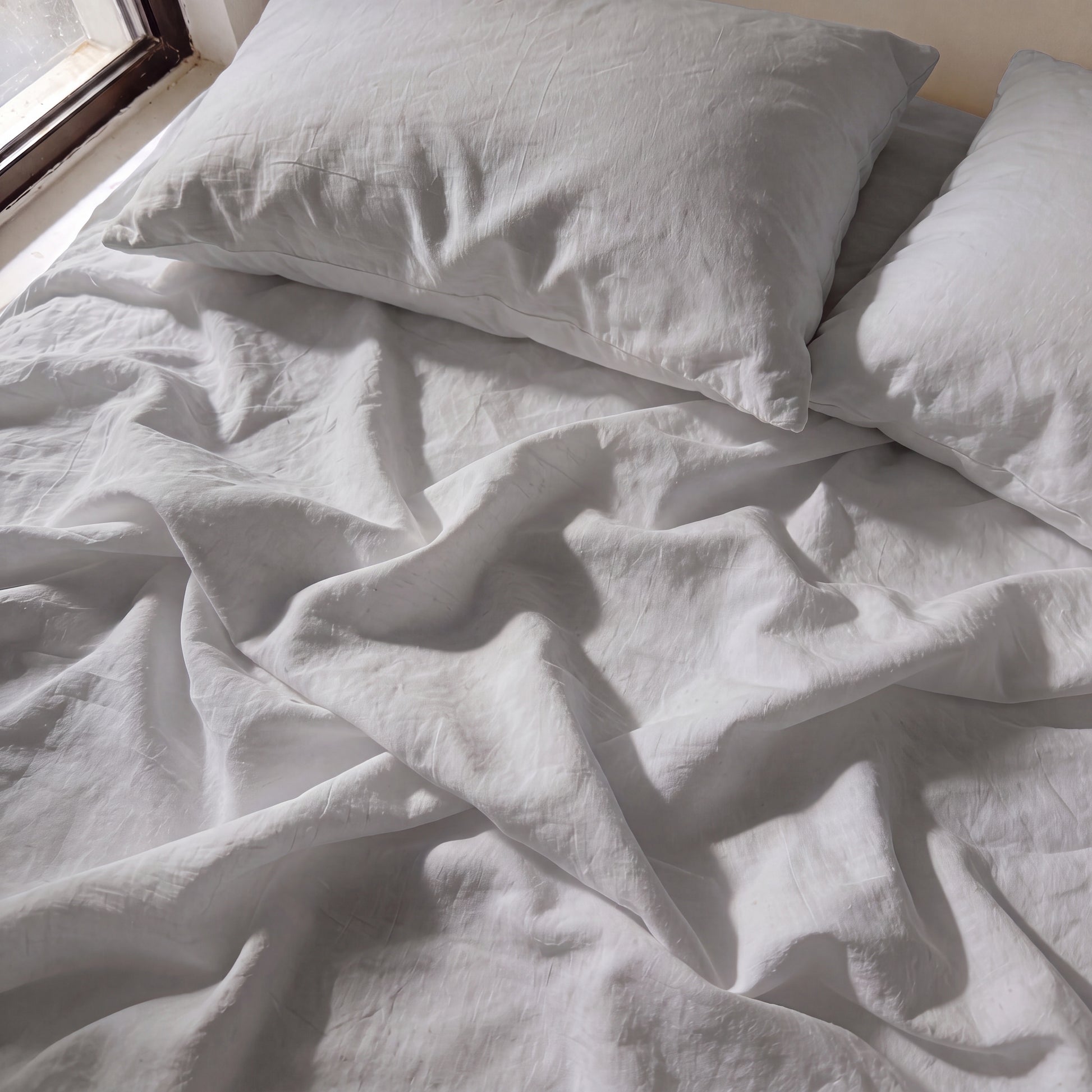 Organic Cotton Sheet Set - Glacier Grey