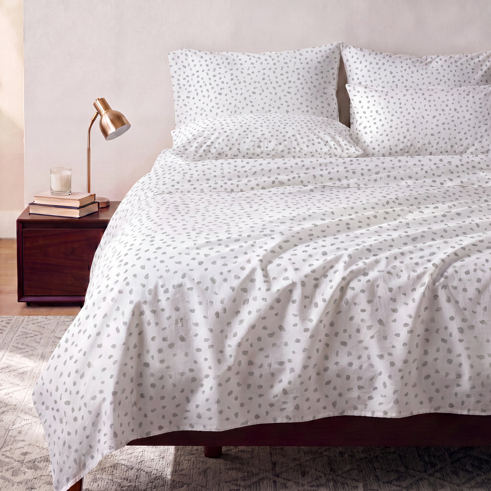 Organic Cotton Sheet Set - Haze Grey