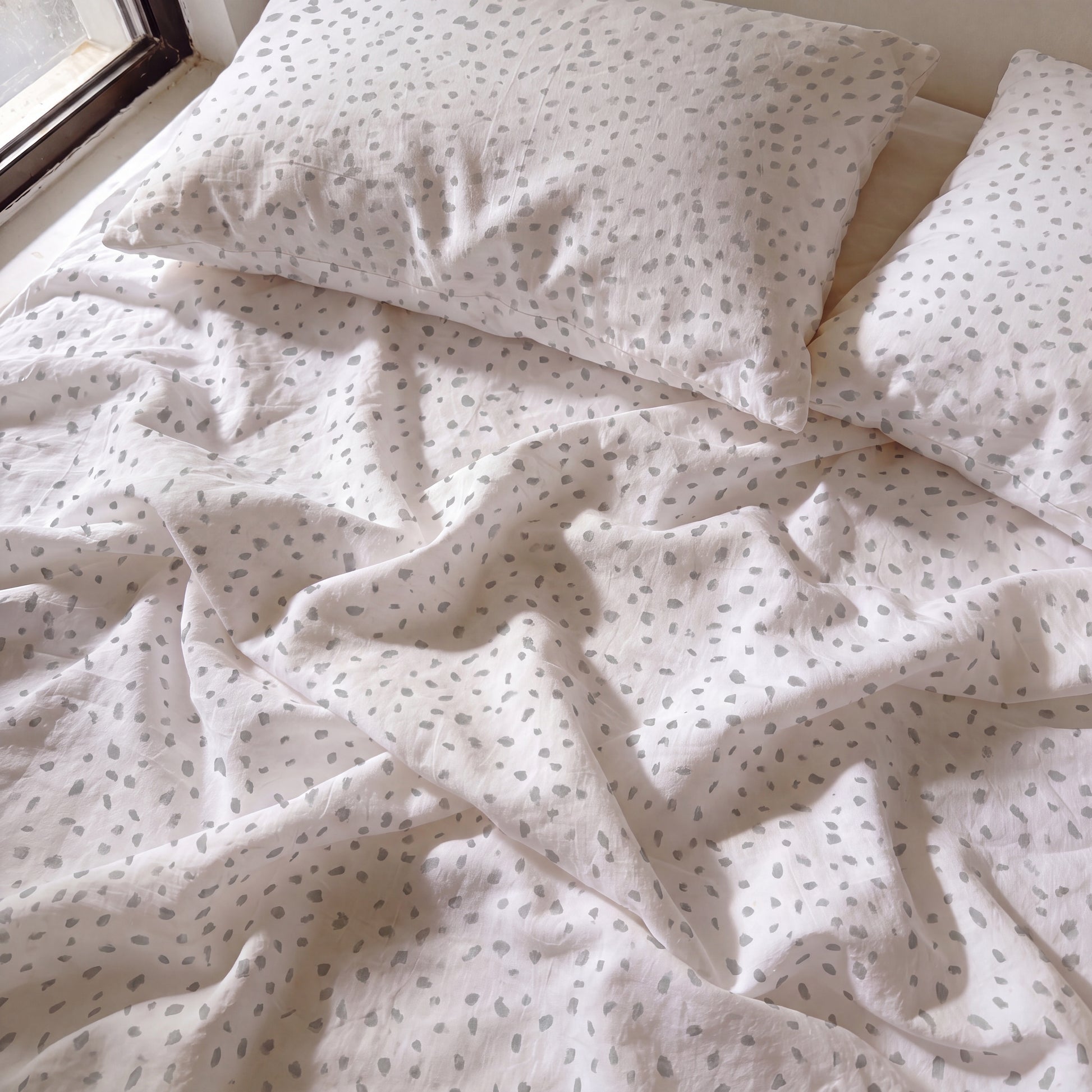 Organic Cotton Sheet Set - Haze Grey