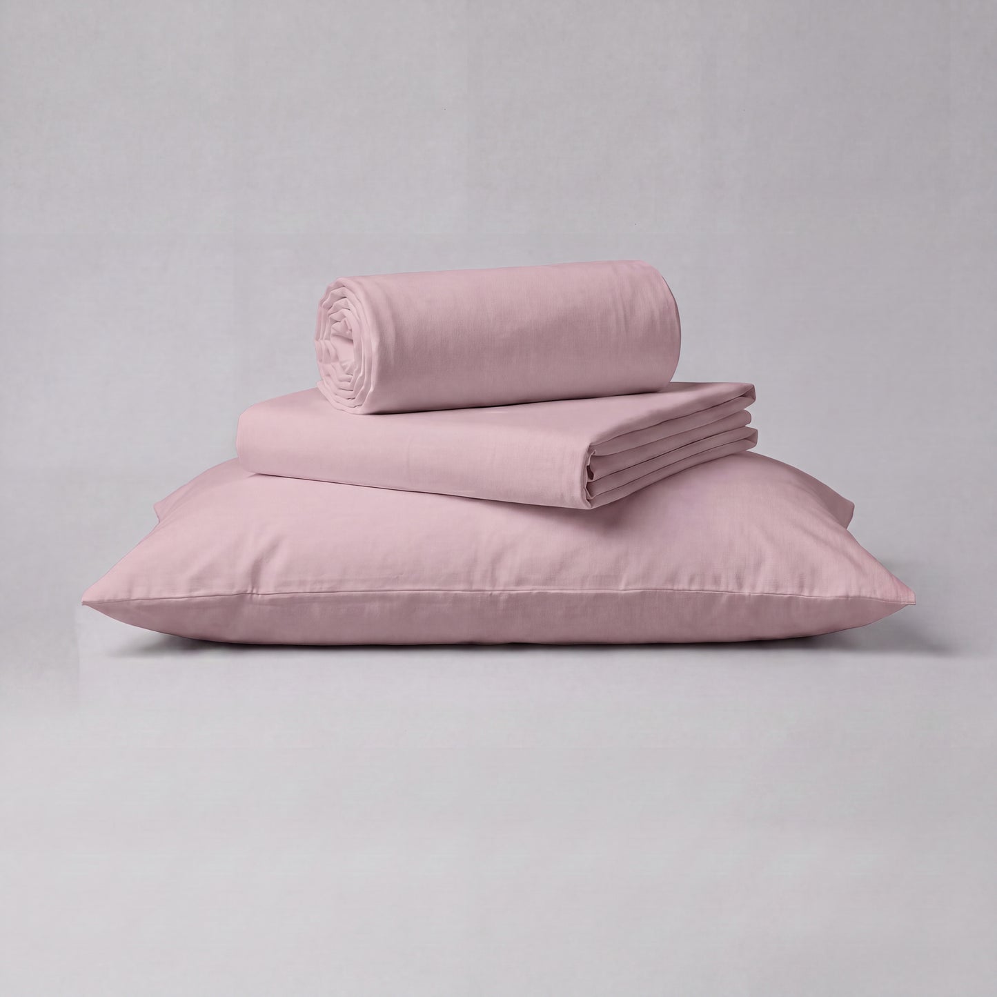 Lane Linen Organic Cotton Sheet Set in Lilac - 3 piece set (flat sheet, fitted sheet, 1 pillowcase)