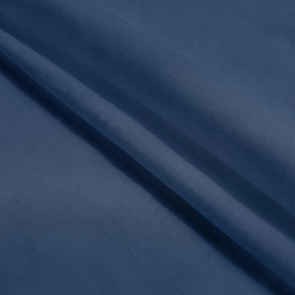 Lane Linen Organic Cotton Sheet Set in Navy - fabric close up
