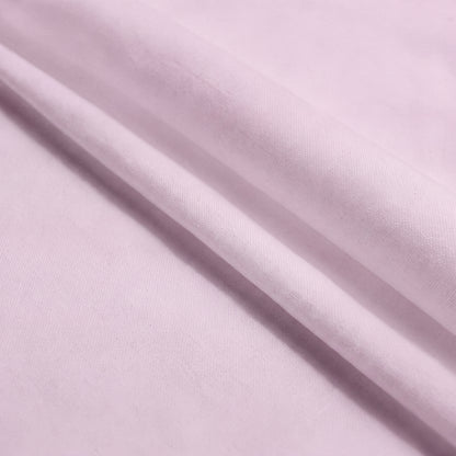 Lane Linen Organic Cotton Sheet Set in Orchid Petal - fabric close up