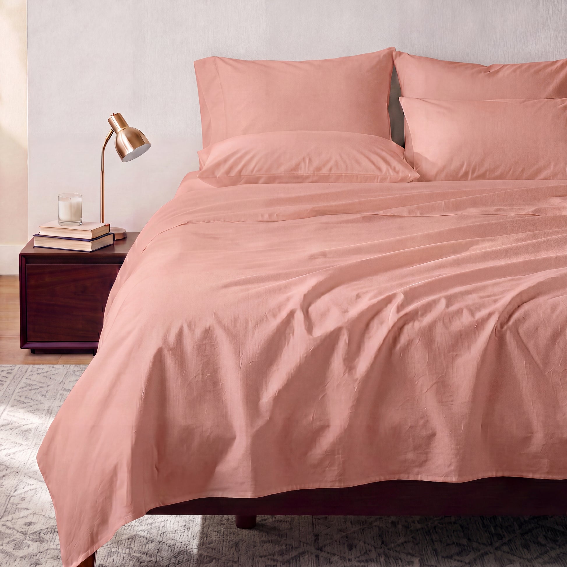 Organic Cotton Sheet Set - Rose Dawn