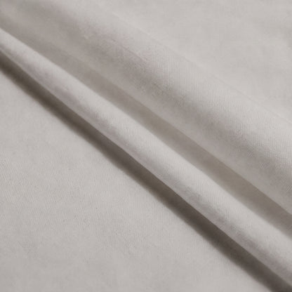 Lane Linen Organic Cotton Sheet Set in Silver - fabric close up