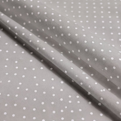 Lane Linen Organic Cotton Sheet Set in Snowdrop - fabric close up