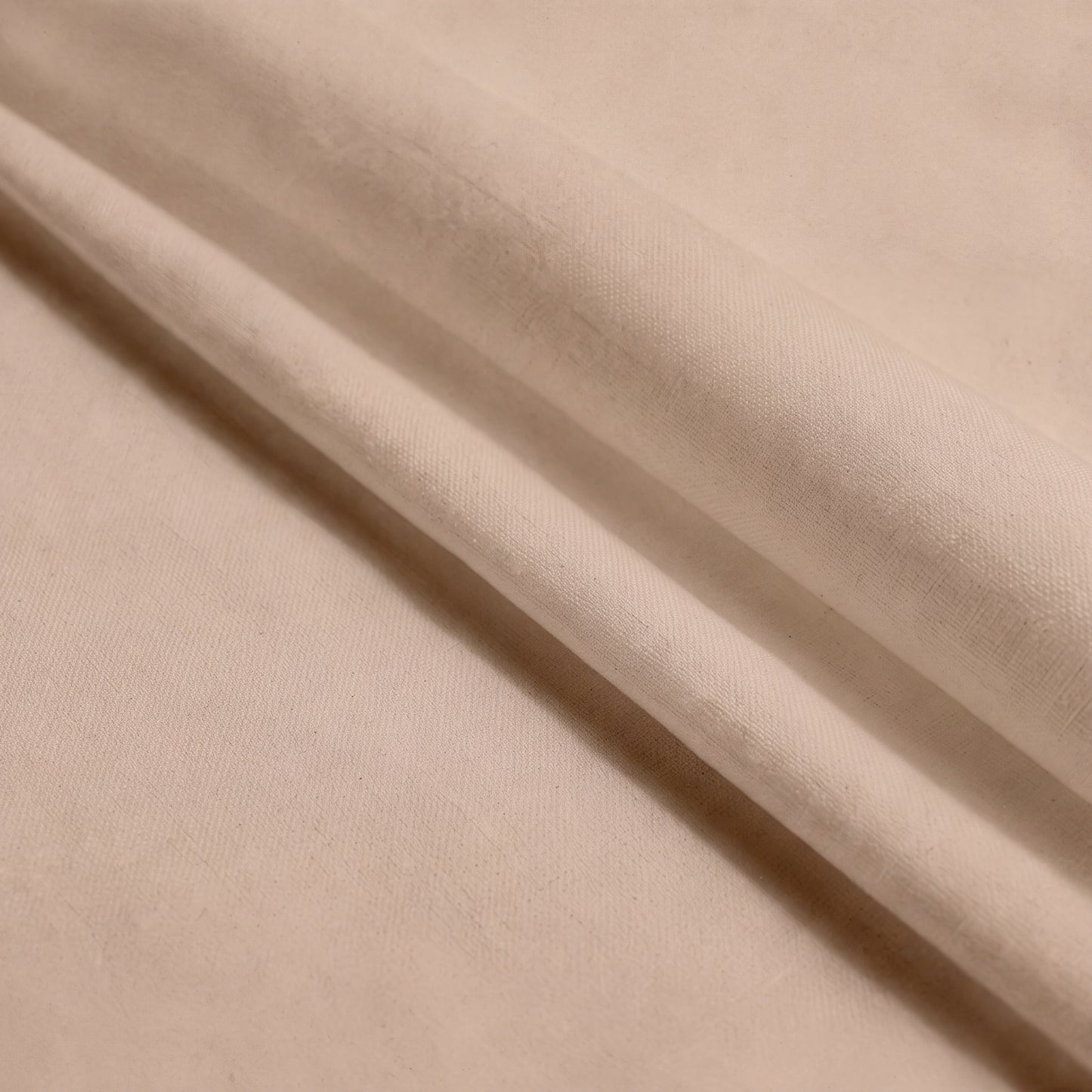 Lane Linen Organic Cotton Sheet Set in Taupe - fabric close up