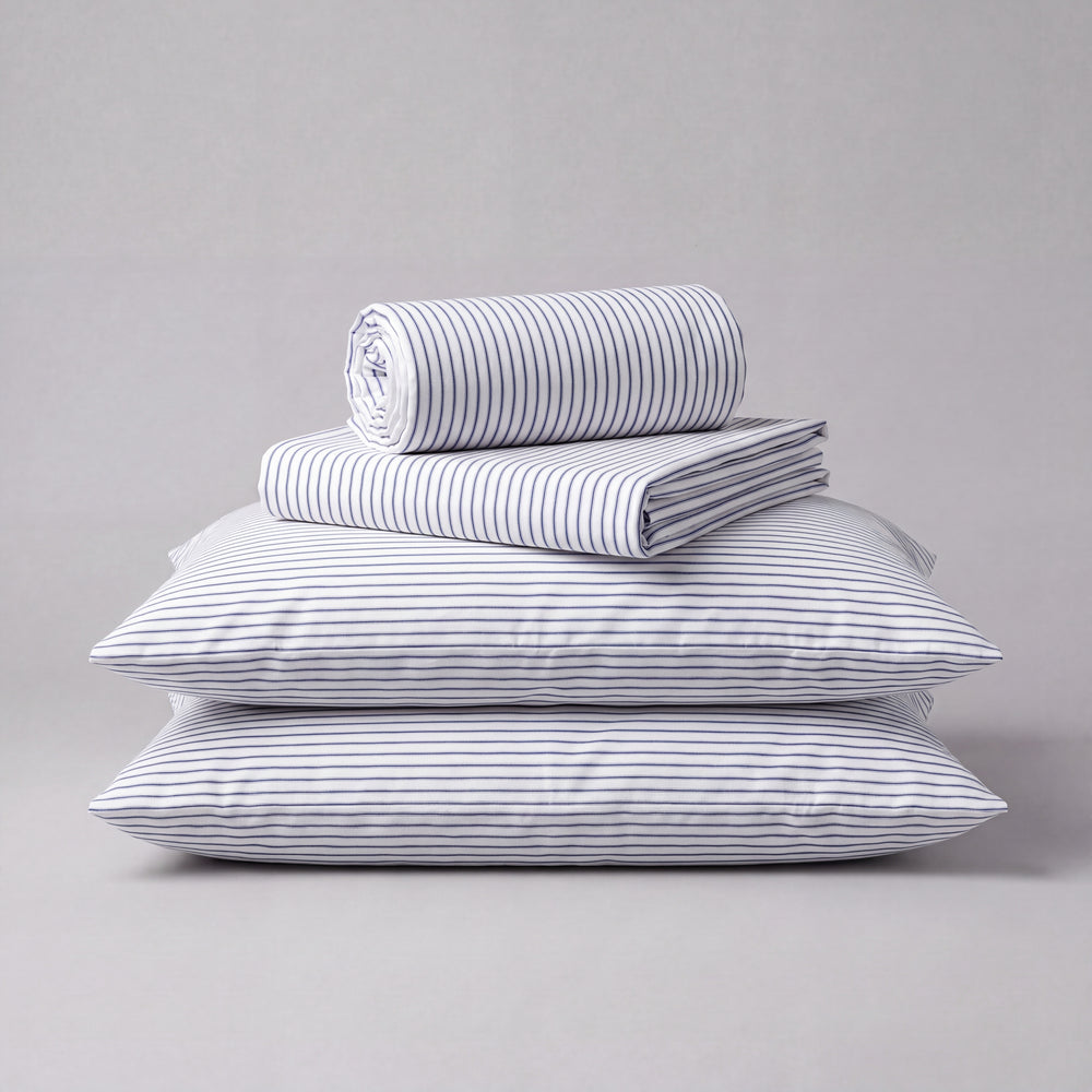 Organic Cotton Sheet Set - Ticking Stripe